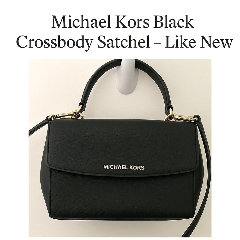 Michael Kors Black Crossbody Satchel